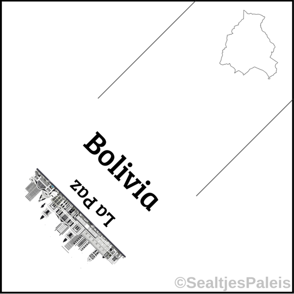 Sealtjes 95 x 95 mm -  Bolivia