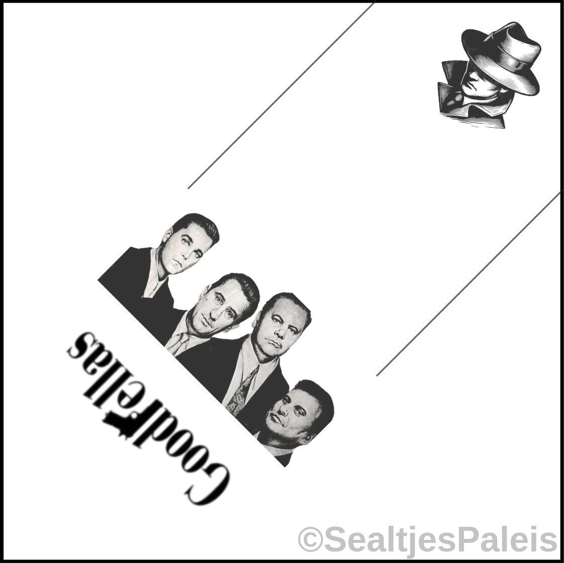 Sealtjes 95 x 95 mm -  GoodFellas