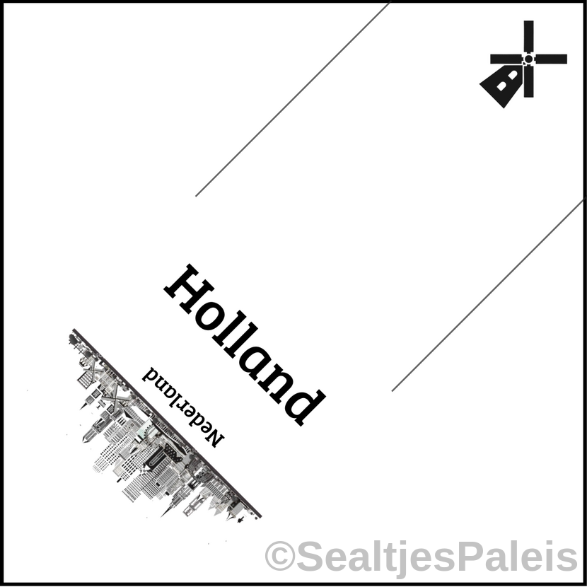 Sealtjes 95 x 95 mm -  Holland