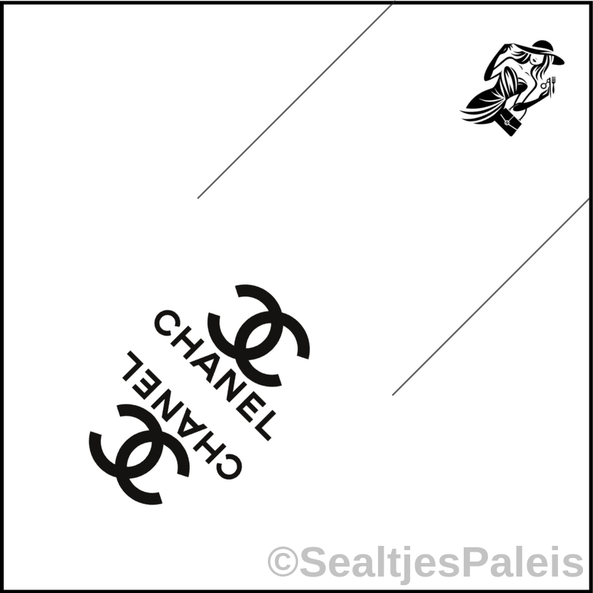 Sealtjes 95 x 95 mm -  Chanel