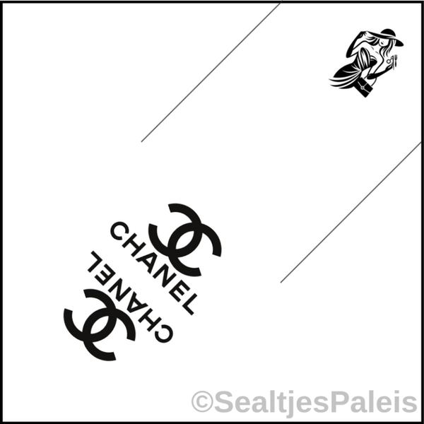 Sealtjes 95 x 95 mm -  Chanel