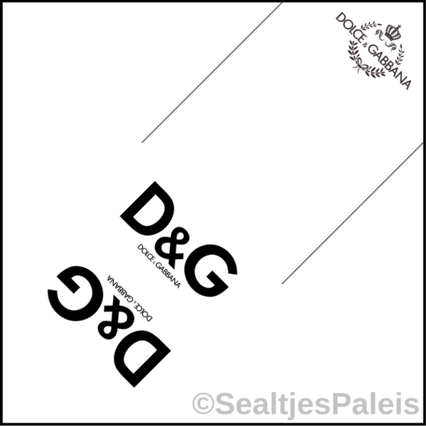 Sealtjes 95 x 95 mm -  Dolce & Gabbana