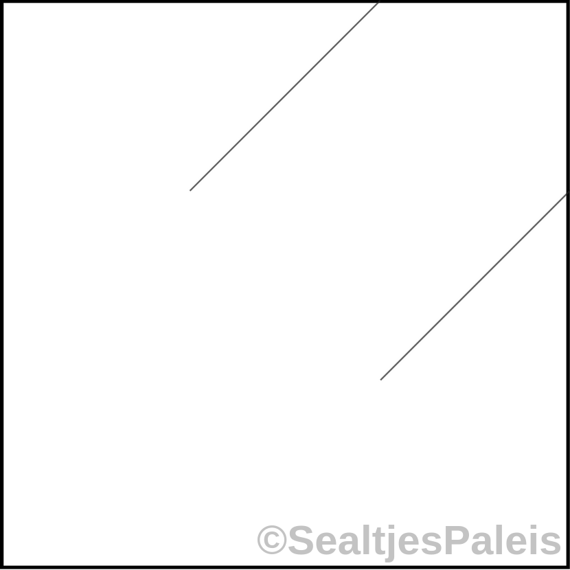 Sealtjes 95 x 95 mm -  Blanco