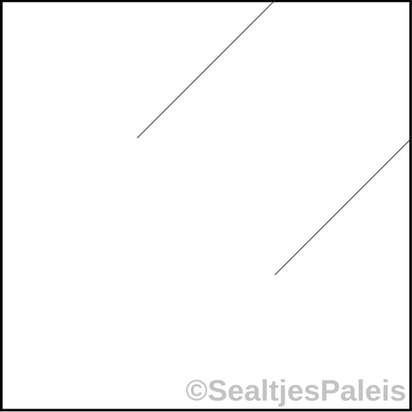 Sealtjes 95 x 95 mm -  Blanco