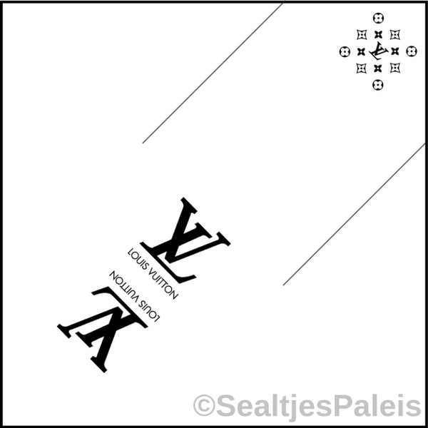 Sealtjes 95 x 95 mm -  Louis Vitton