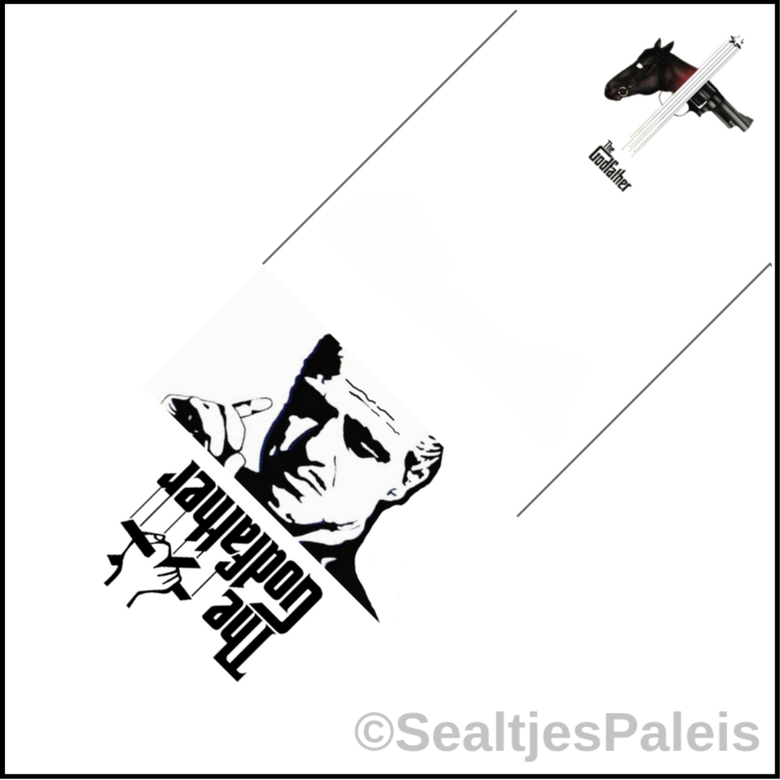 Sealtjes 95 x 95 mm -  The GodFather
