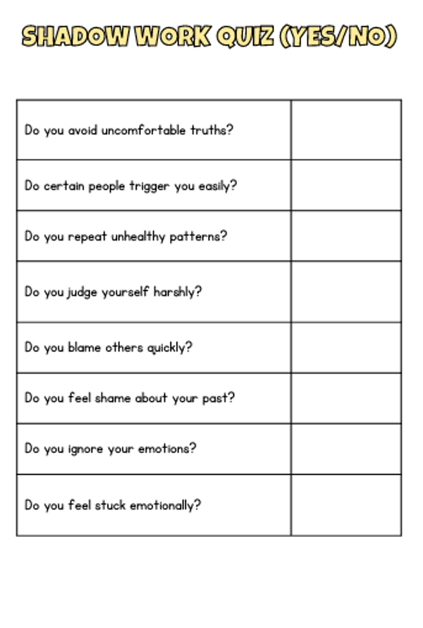 Shadow Work Assessment