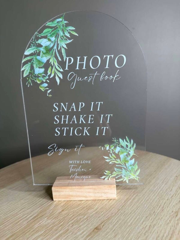 Wedding Photo Guestbook Sign