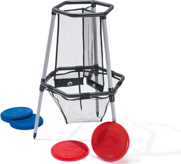 Crivit Outdoorspiele Set Park Sommer Garten Spiel Teamspiel Discgolf Set