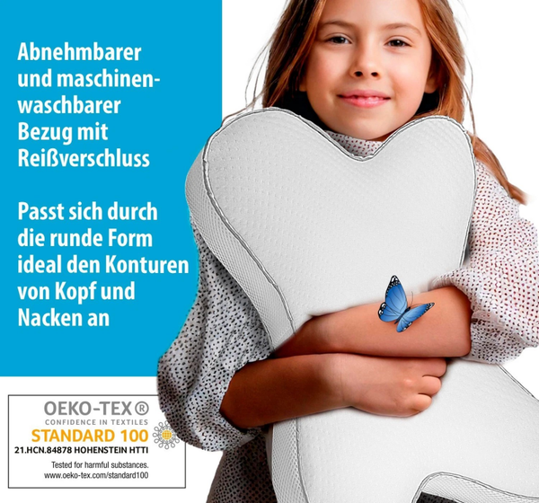 HSP Schmetterlingskissen [MEMORY FOAM] Seitenschläferkissen - Nackenstützkissen