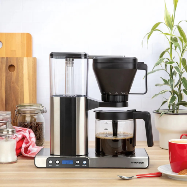 Inventum KZ813D - Kaffeemaschine bis zu 10 Tassen LCD Display Schwarz/Edelstahl