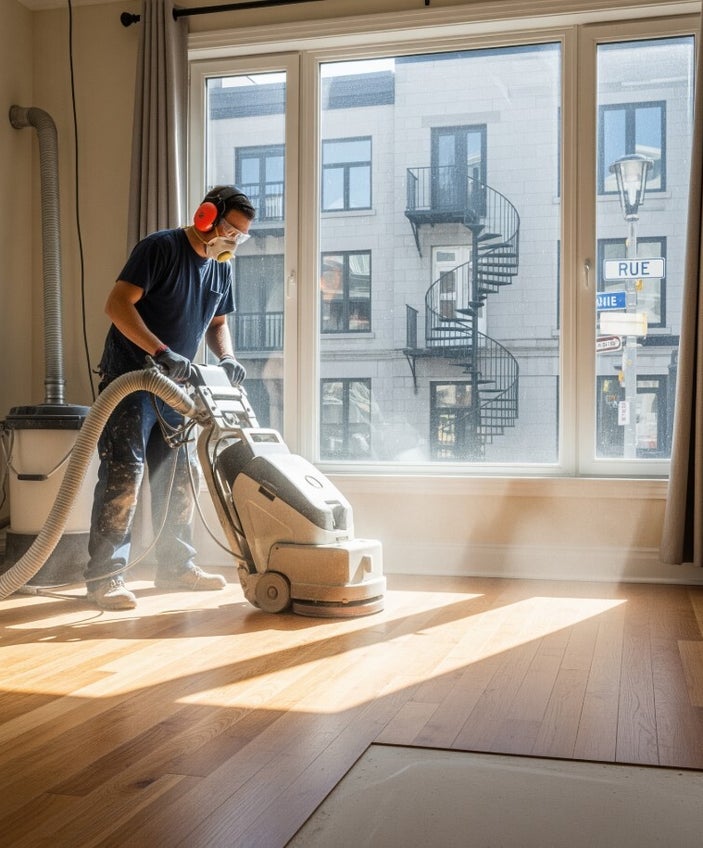 Le sablage sans poussière : une solution innovante par Plancher Newlook