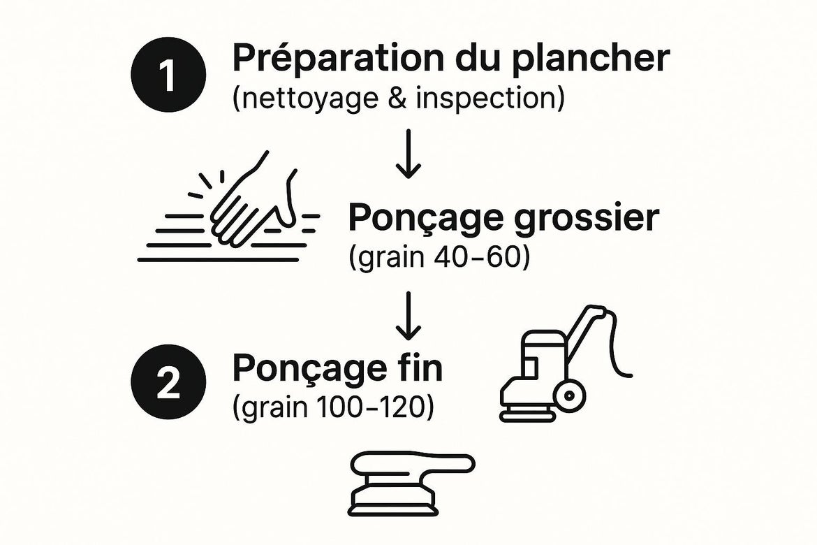 Préparation du plancher