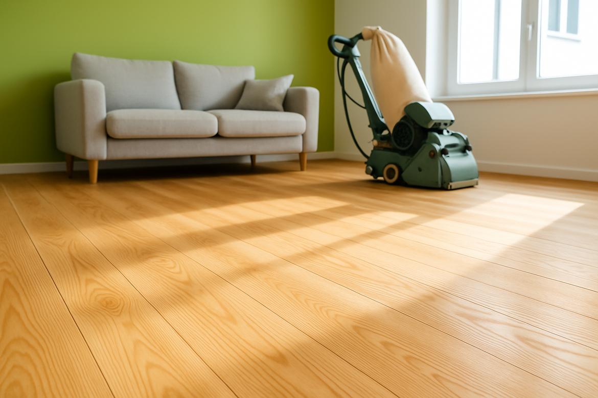 Tarifs 2025 du sablage de plancher : fourchettes de prix et exemples réels
