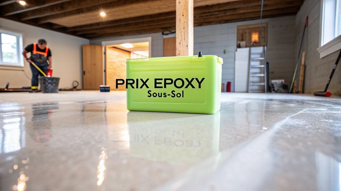 plancher epoxy sous sol prix
