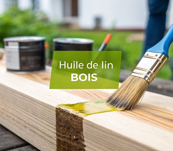 huile de lin pour bois