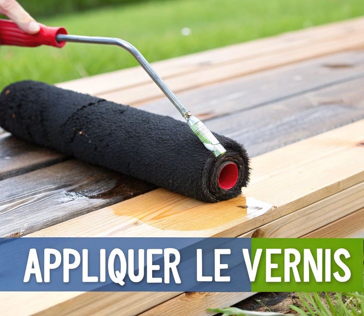 Appliquation du vernis
