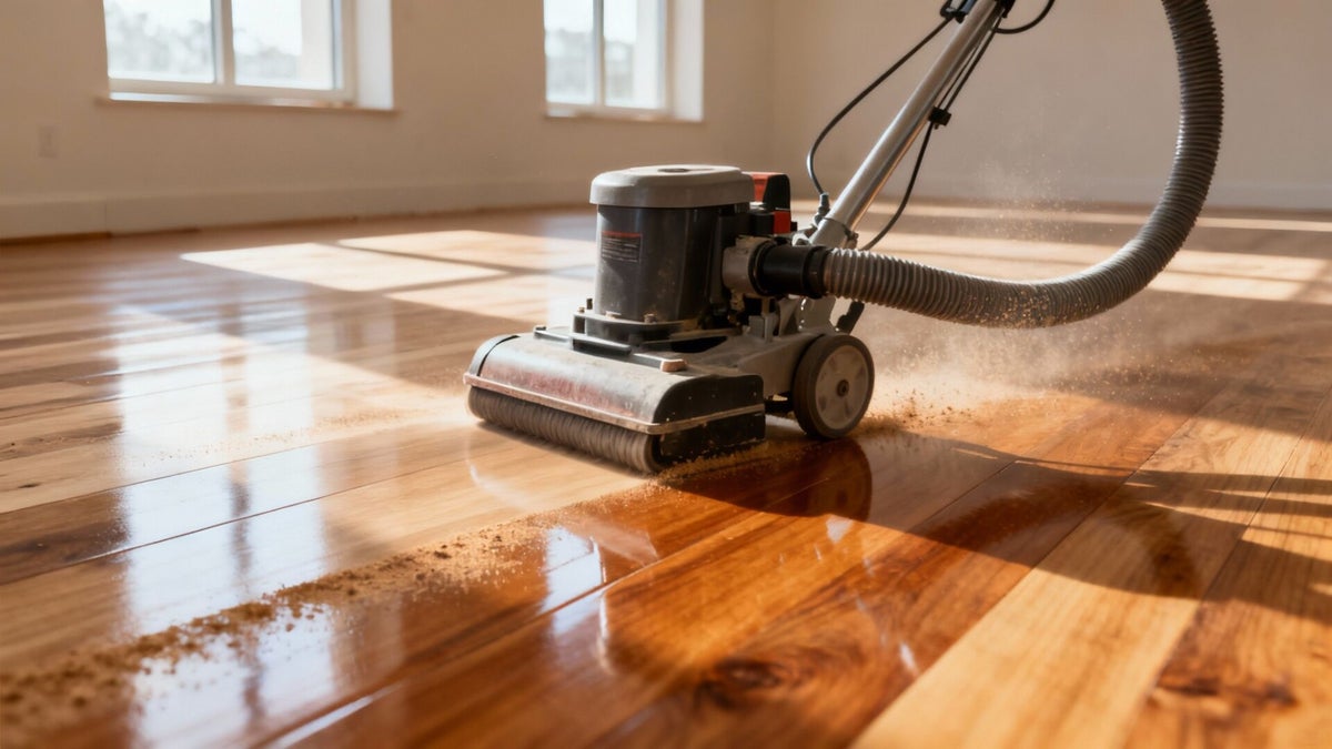 Sablage de plancher de bois franc sans poussière | Experts