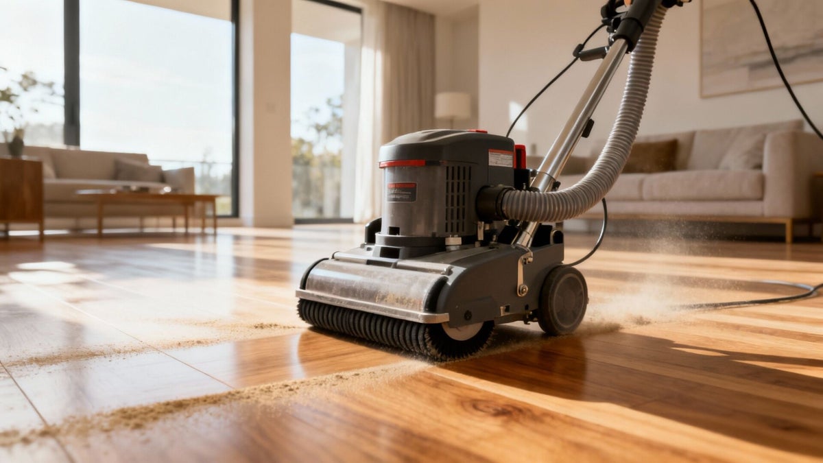 Sablage de plancher sans poussière : rénovation propre
