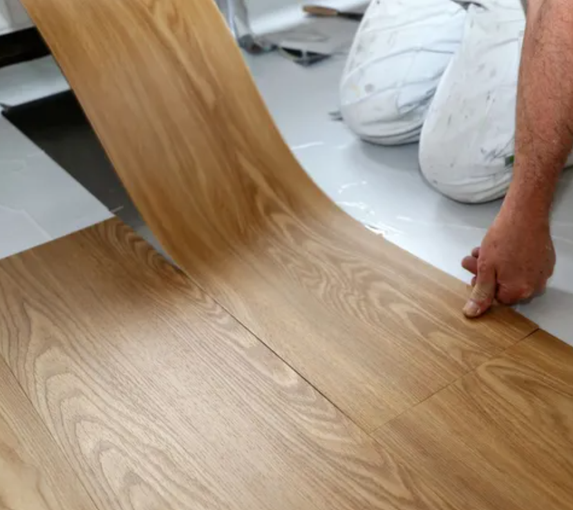 installation de plancher de vinyle