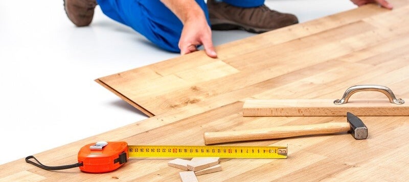 Pose de Plancher Laminé