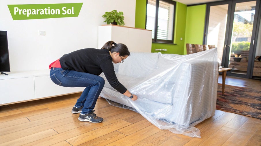 préparation plancher