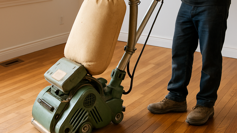 Sablage de Plancher Bois Franc