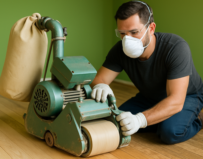 Méthodologie : étapes chronologiques pour sabler un plancher de bois franc