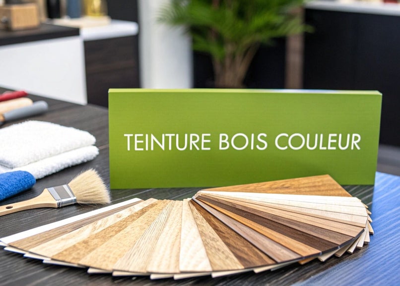 teinture bois couleur