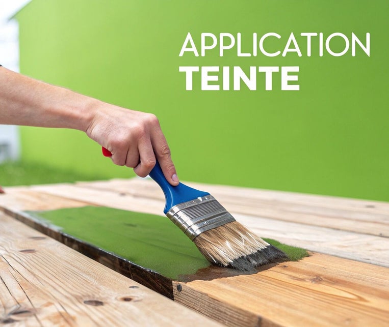 application teinture