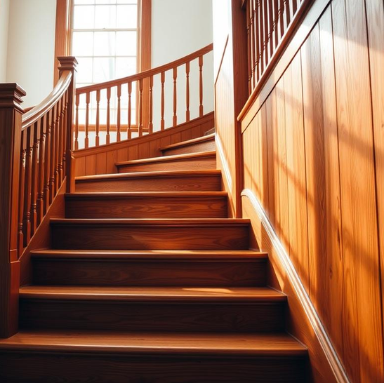 teindre une escalier