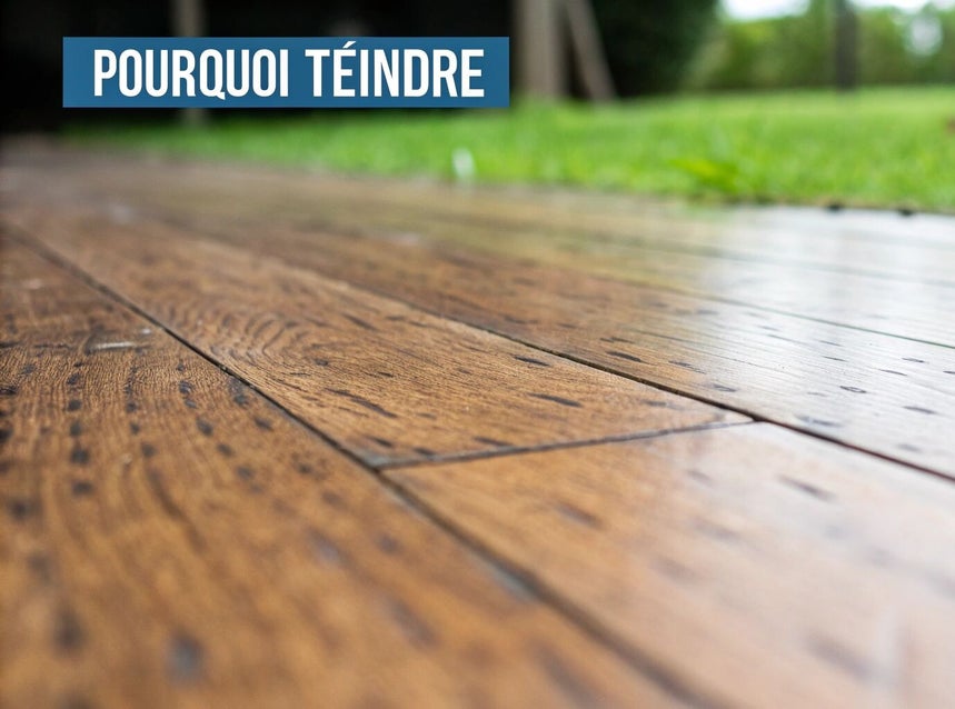 pourquoi teindre un plancher de bois franc