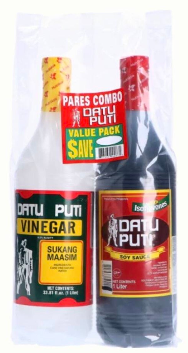 Datu Puti- Soja Sauce+Essig/Soy Sauce+ Vinegar Value pack