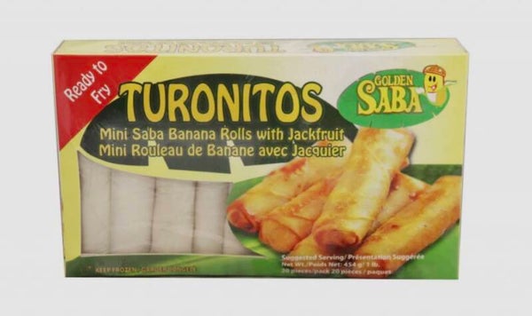 Mini-Frühlingsrollen mit Banane und Jackfrucht