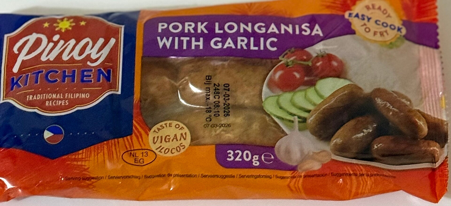 Pinoy Kitchen - Longanisa Schweinefleisch mit Knoblauch