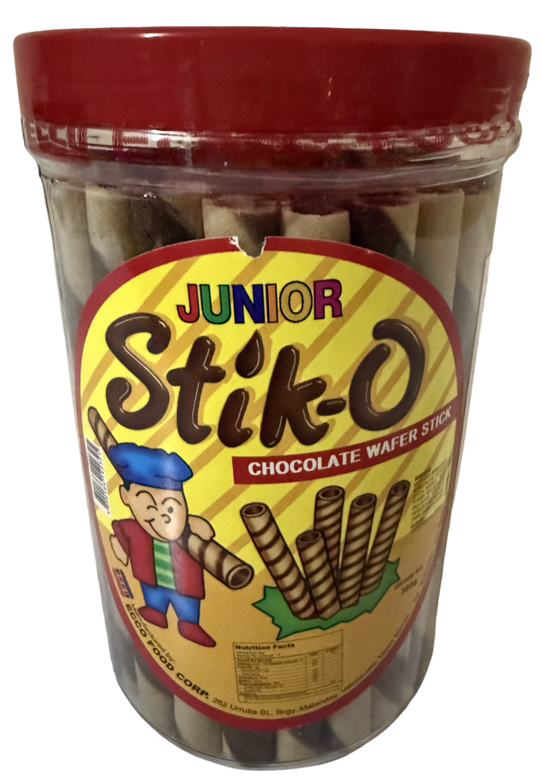 STIK-O WAFERSTÄBCHEN MIT SCHOKOLADE/WAFER STICKS CHOCOLATE