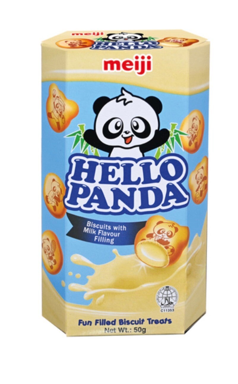 Meiji -Hello Panda Kekse Milchfüllung/Milk-filled Cookies 50g