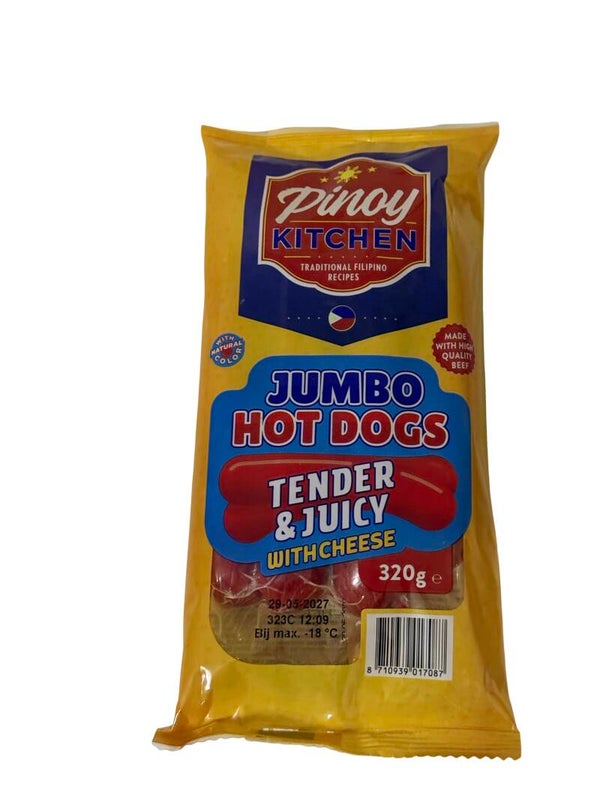 Pinoy Kitchen - Jumbo Hotdog mit Käse/ Hot Dog with cheese