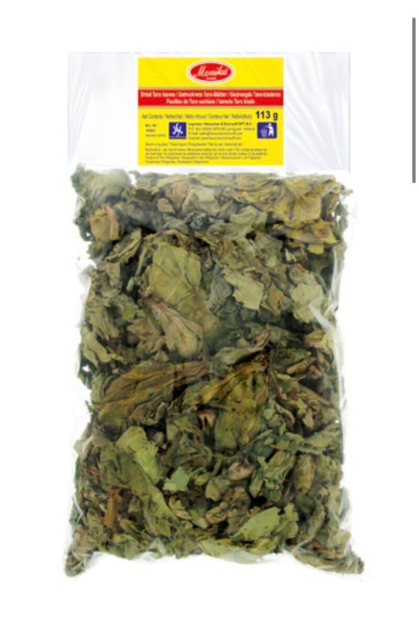 Monika - Getrocknete Taro Blätter/Dried Taro Leaves