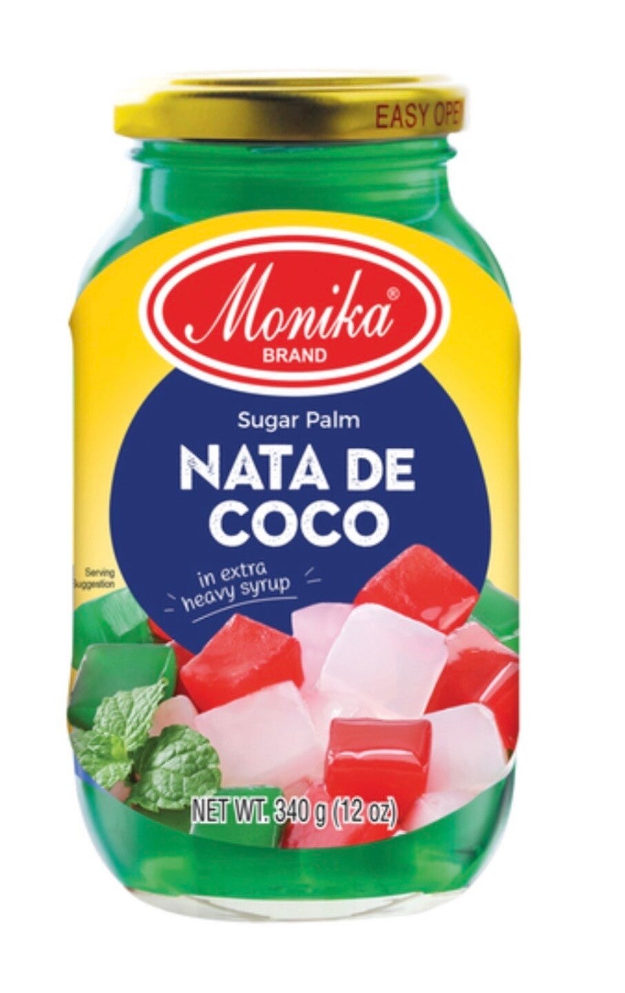 Monika- Kokos Gel Grün /Nata de coco green