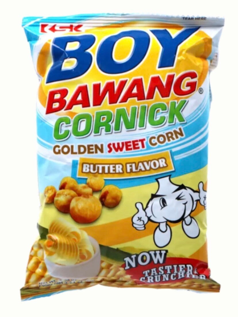 /BOY BAWANG – GOLDENER SÜSSER BUTTERMAIS-SNACK /CORN SNACK GOLDEN SWEET BUTTER
