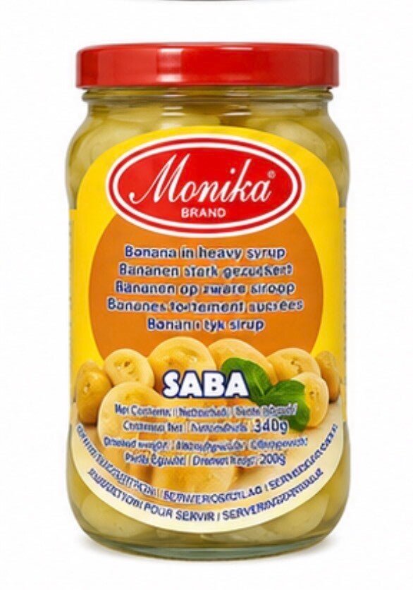 Saba (süße Banane) in dickflüssigem Sirup