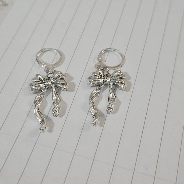 Silver Charm Earrings