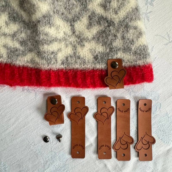 Skinnlapp - 2 hjerter