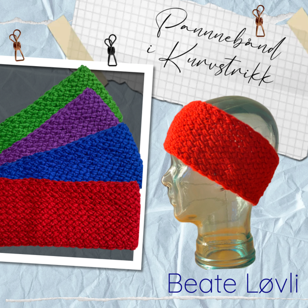 Pannebånd i kurvstrikk