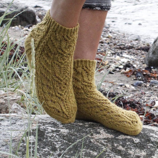 Sjøgress ankelsokker