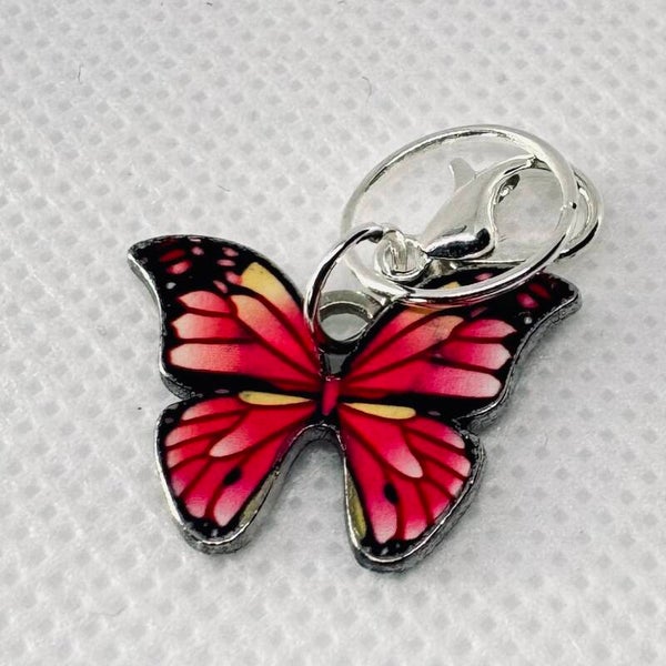 Maskemarkør - Sommerfugl skarp rosa