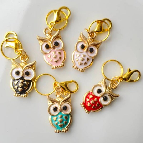 Maskemarkør - Emaljerte ugler