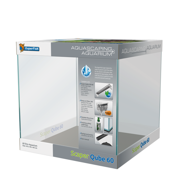 SuperFish Scaper Qube 15,25,60 Liter