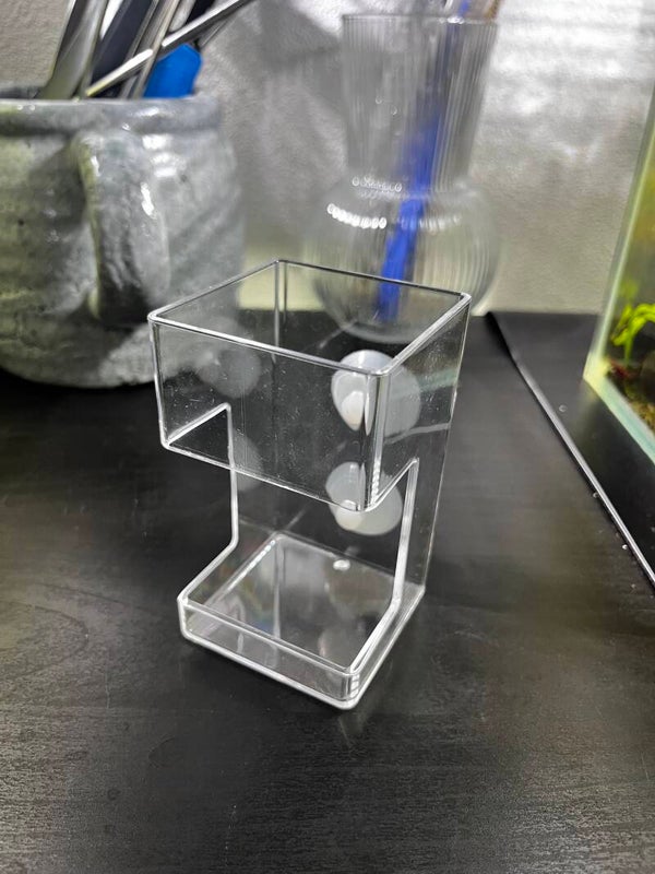 Vierkante voederbak voor garnalen